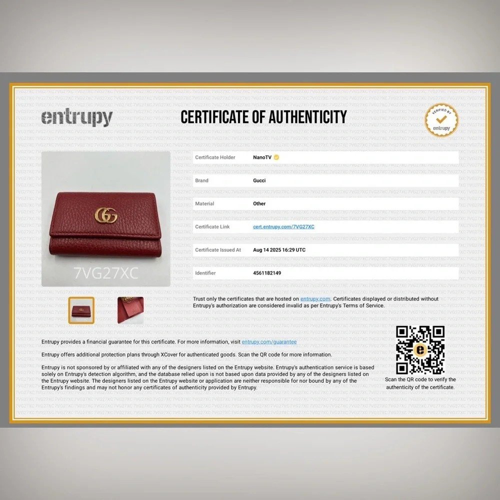 Gucci GG Marmont Leather Key Case - Picture 10 of 10